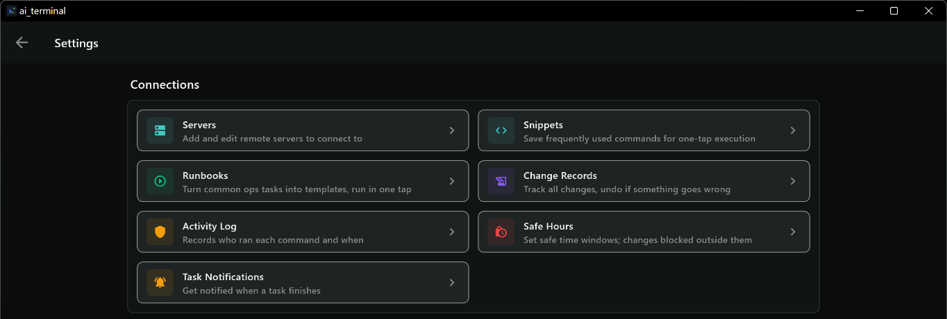 Operations toolkit